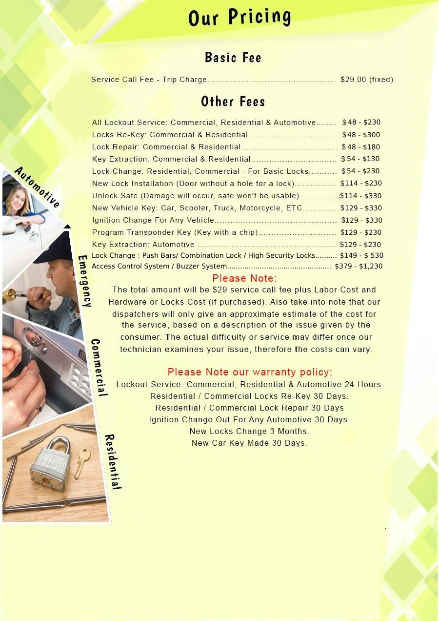 FM Locksmith Hollywood, FL  855-447-2725